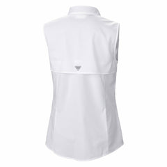 Pittsburgh Steelers Women's PFG Tamiami Omni-Shade Sleeveless Button-Up Shirt - White sale
