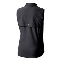 Pittsburgh Steelers Women's PFG Tamiami Omni-Shade Sleeveless Button-Up Shirt - Black cheap