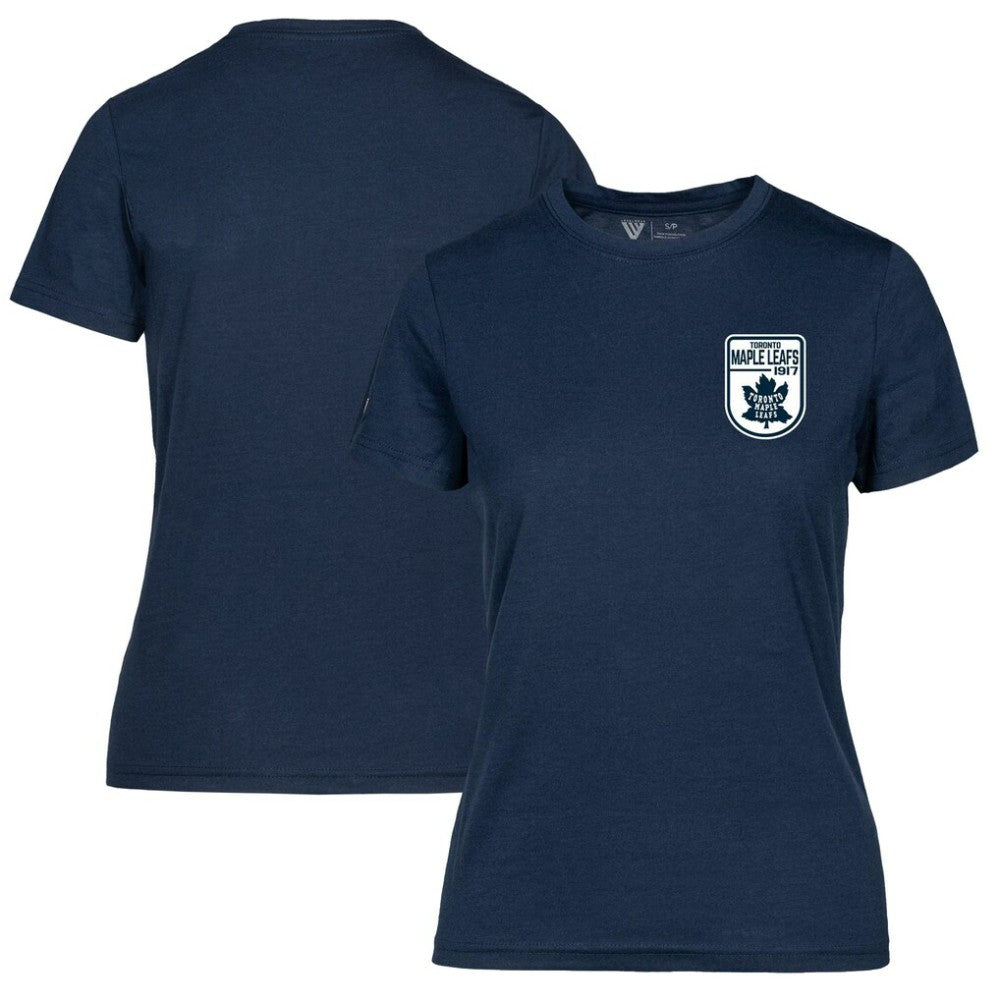 Toronto Maple Leafs Levelwear Women's Retro Maddox T-Shirt - Navy T-shirts
