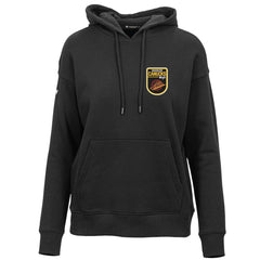 Vancouver Canucks Levelwear Women's Retro Adorn Pullover Hoodie - Black Hoodies