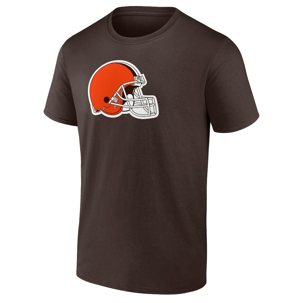 Cleveland Browns Adult Primary Logo T-Shirt - Brown discount