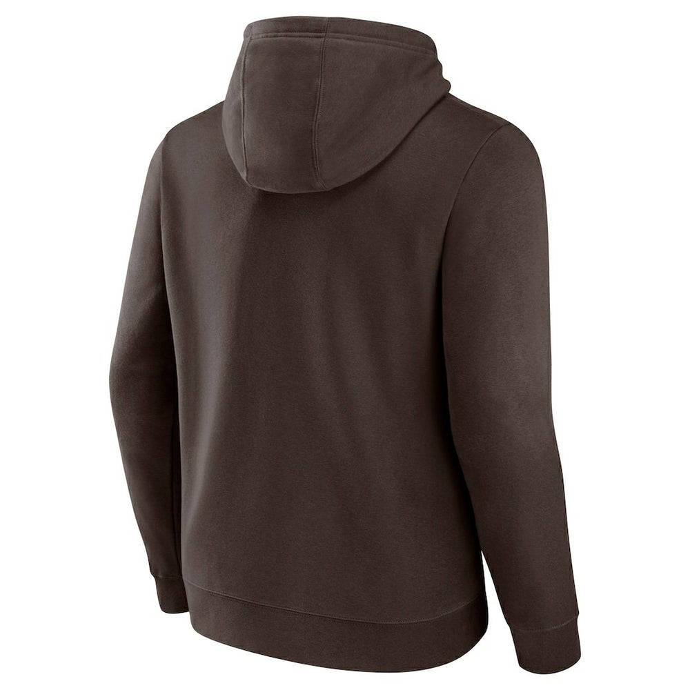 Cleveland Browns Team Lockup Pullover Hoodie - Brown sale