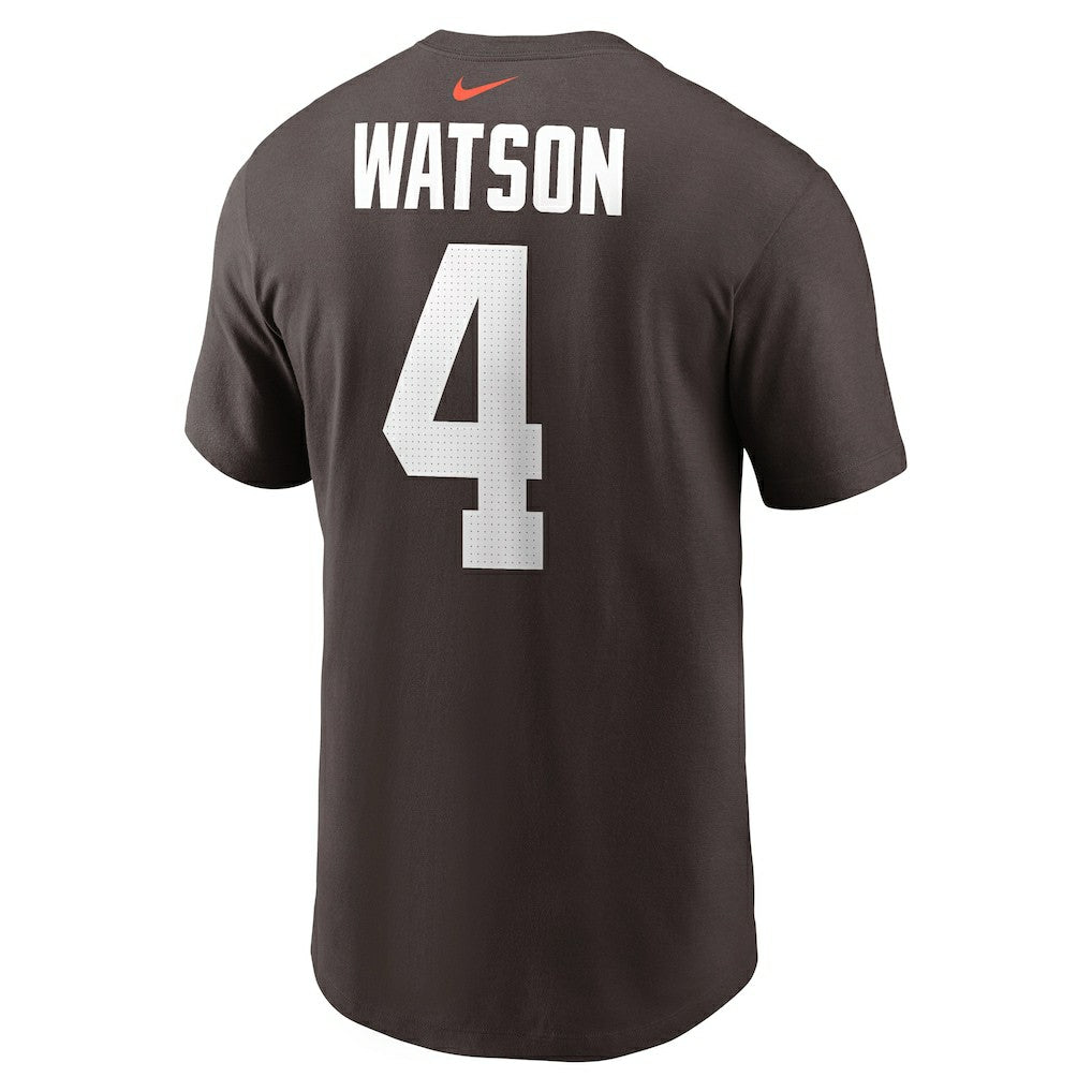 Deshaun Watson Cleveland Browns Player Name & Number T-Shirt - Brown for sale