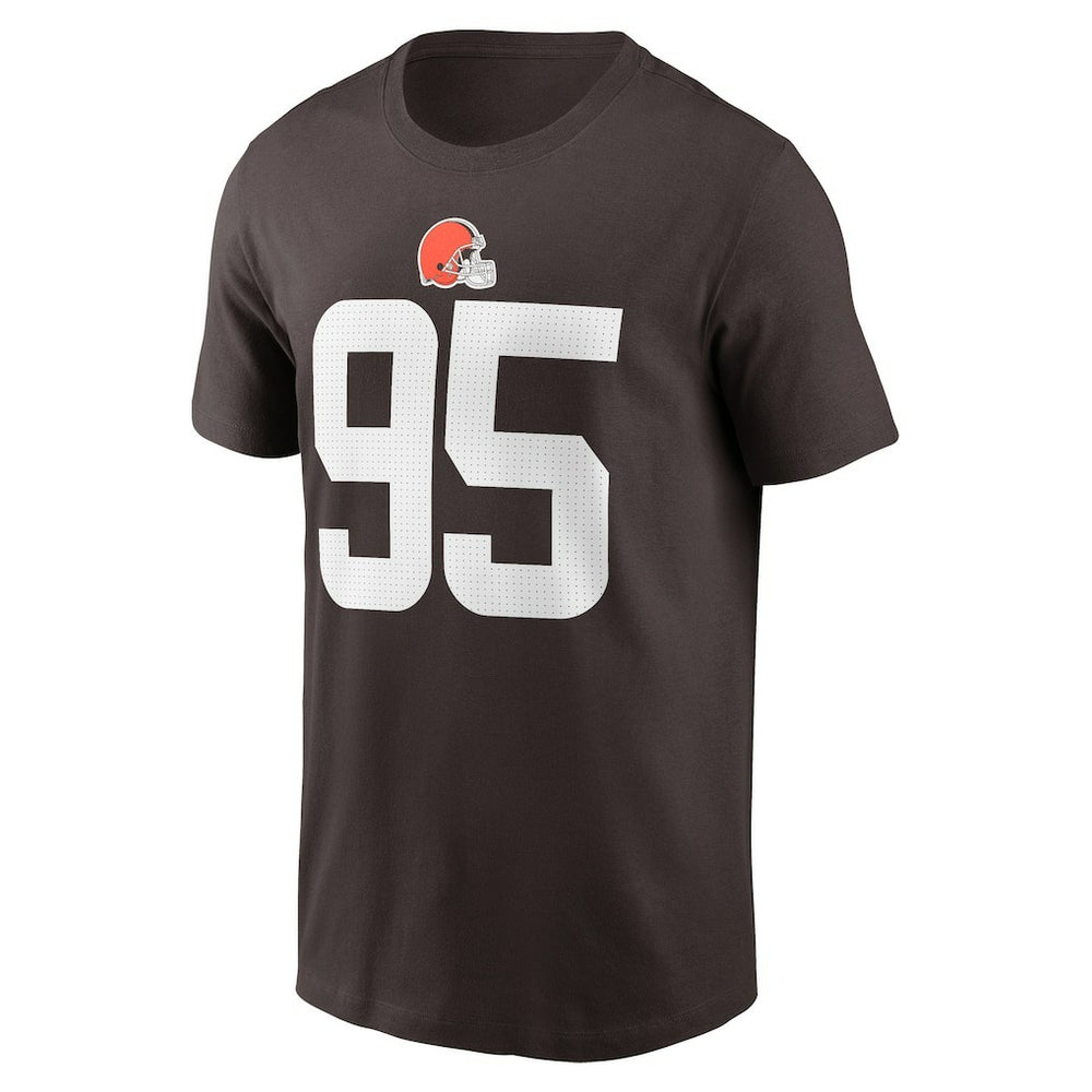 Myles Garrett Cleveland Browns Player Name & Number T-Shirt - Brown online