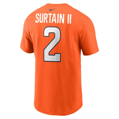 Patrick Surtain II Denver Broncos Name & Number T-Shirt - Orange on sale