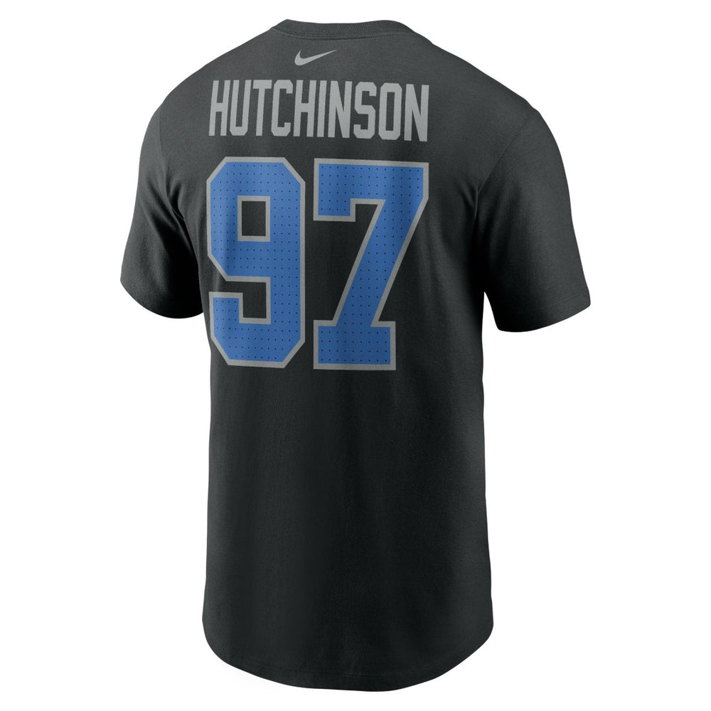 Aidan Hutchinson Detroit Lions Player Name & Number T-Shirt - Black discount
