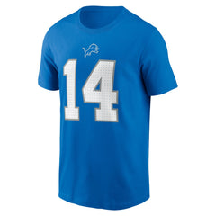 Amon-Ra St. Brown Detroit Lions Name & Number T-Shirt - Blue on sale