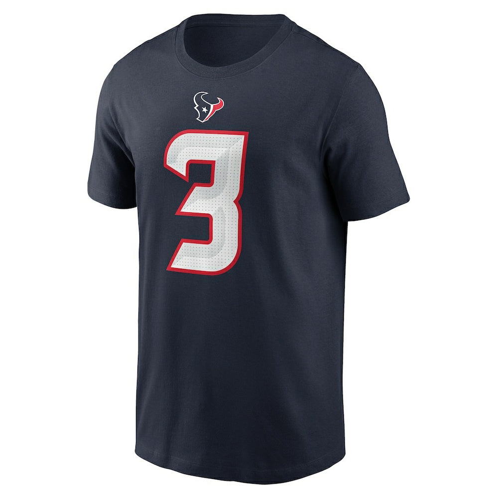 Tank Dell Houston Texans Player Name & Number T-Shirt - Navy for sale
