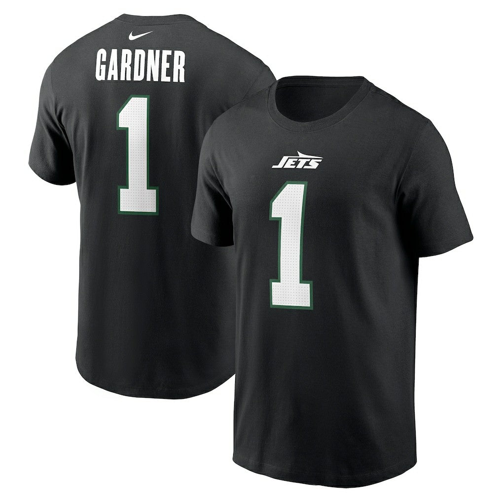 Ahmad Sauce Gardner New York Jets Name & Number T-Shirt - Black discount