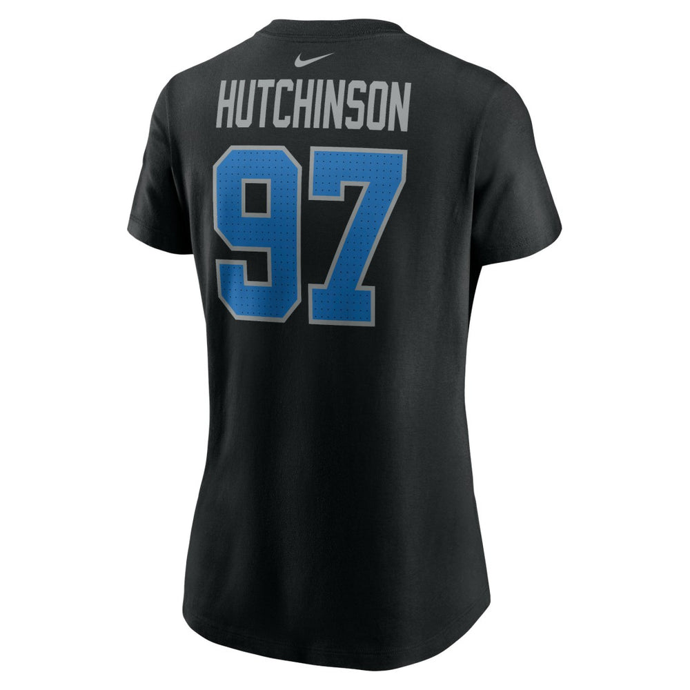 Aidan Hutchinson Detroit Lions Women's Player Name & Number T-Shirt - Black discount