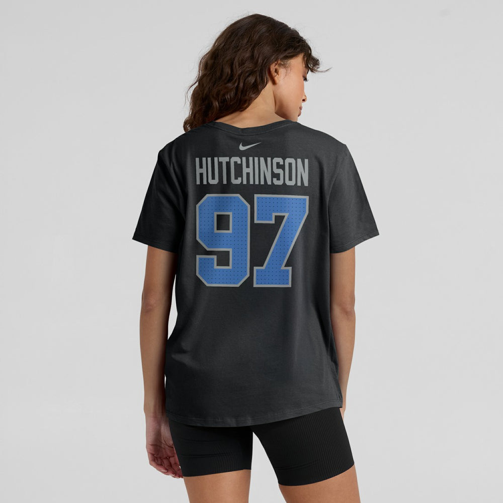 Aidan Hutchinson Detroit Lions Women's Player Name & Number T-Shirt - Black discount