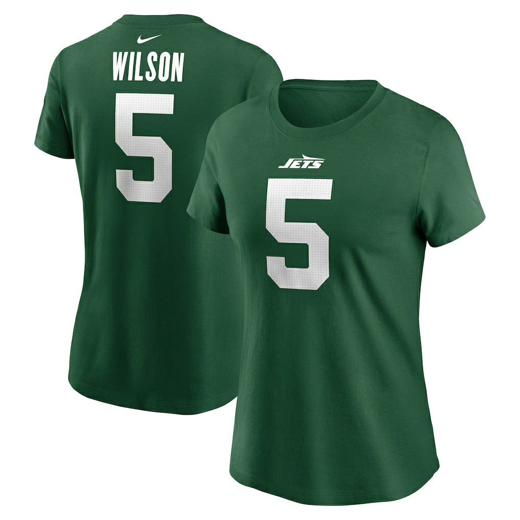 Garrett Wilson New York Jets Women's Player Name & Number T-Shirt - Green sale