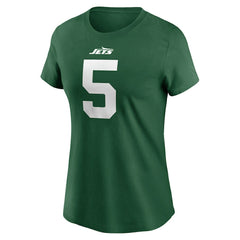 Garrett Wilson New York Jets Women's Player Name & Number T-Shirt - Green sale