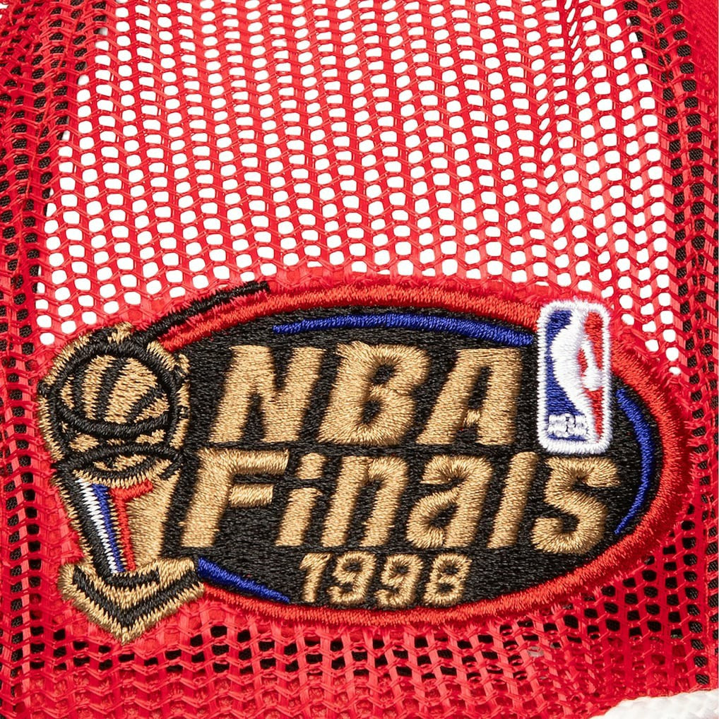 Chicago Bulls Roper Meshback Trucker Snapback Hat - Red cheap