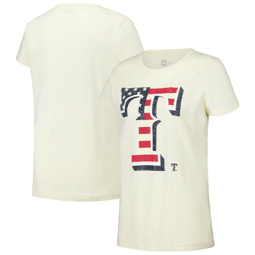 Texas Rangers Women's Vintage T-Shirt Cream