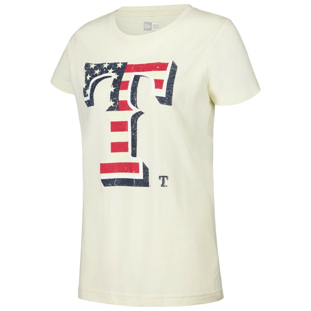Texas Rangers Women's Vintage T-Shirt Cream