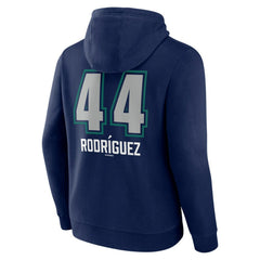Julio Rodríguez Seattle Mariners Name & Number Fastball Pullover Hoodie Navy