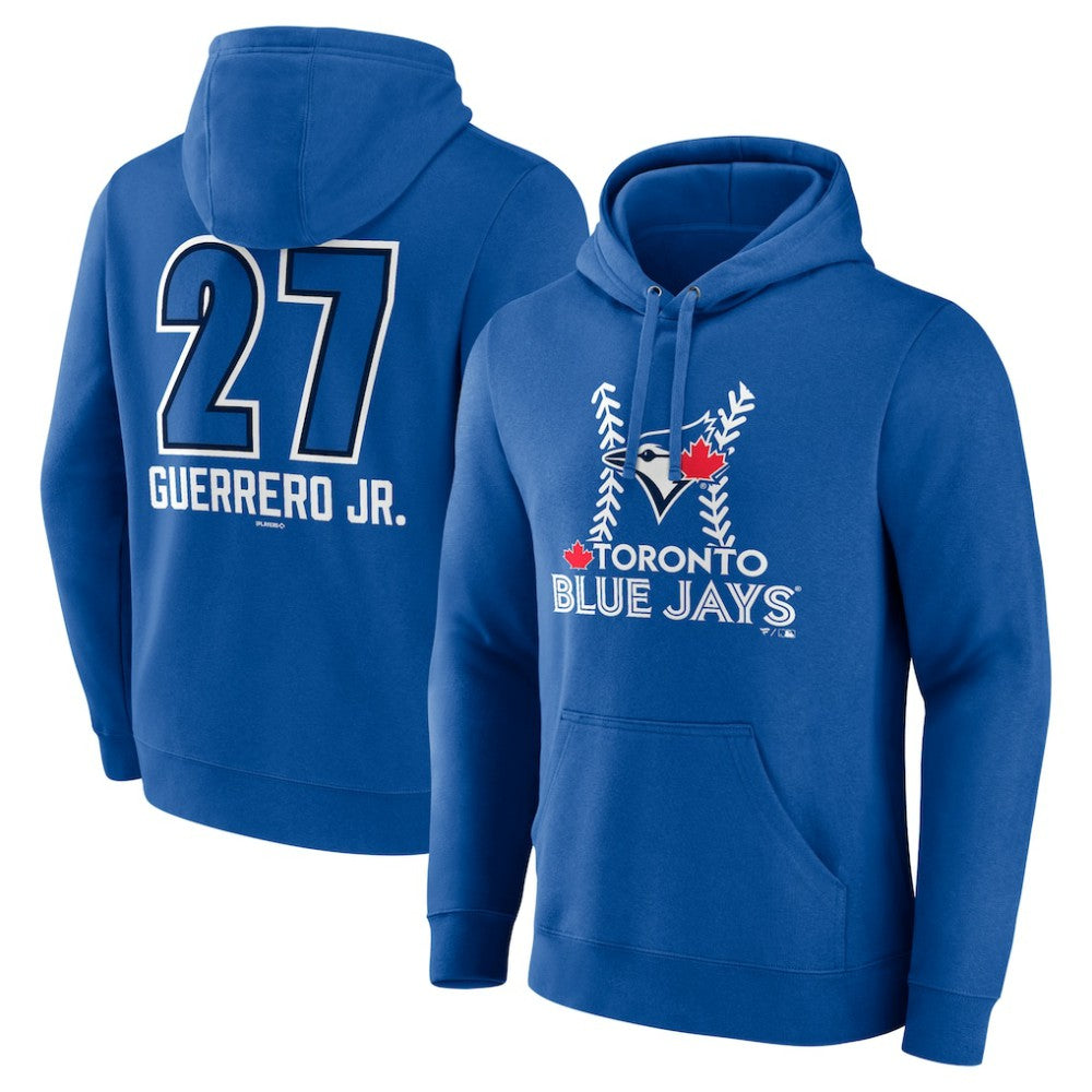 Vladimir Guerrero Jr. Toronto Blue Jays Name & Number Fastball Pullover Hoodie Royal