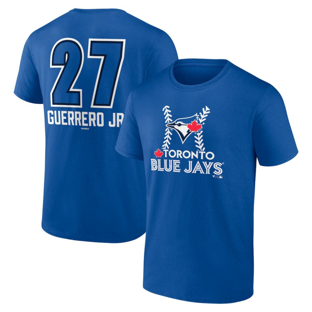 Vladimir Guerrero Jr. Toronto Blue Jays Name & Number Fastball T-Shirt Royal