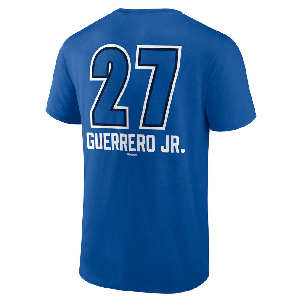 Vladimir Guerrero Jr. Toronto Blue Jays Name & Number Fastball T-Shirt Royal