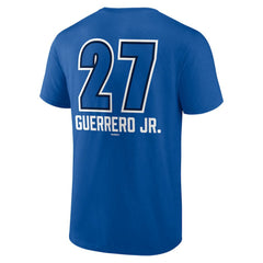 Vladimir Guerrero Jr. Toronto Blue Jays Name & Number Fastball T-Shirt Royal