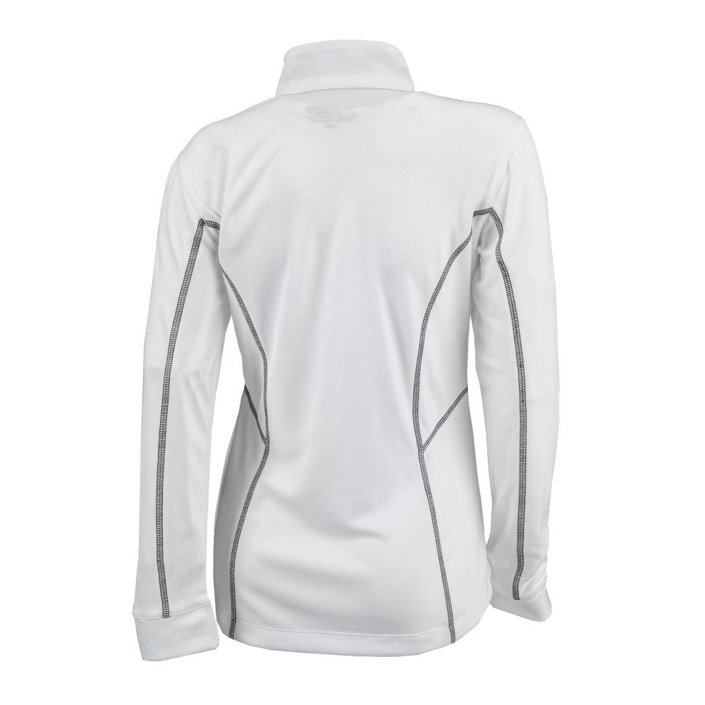 Kansas City Royals Women's Omni-Wick Shotgun Quarter-Zip Pullover Top White