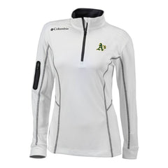 Athletics Women's Omni-Wick Shotgun Quarter-Zip Pullover Top White