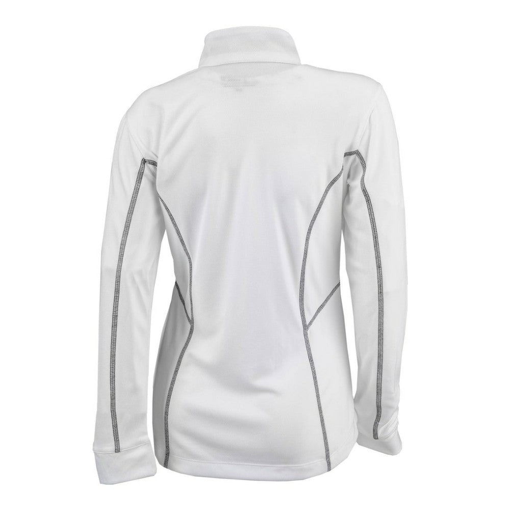 Colorado Rockies Women's Omni-Wick Shotgun Quarter-Zip Pullover Top White