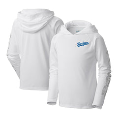 Los Angeles Dodgers Youth Terminal Tackle Long Sleeve Hoodie T-Shirt White