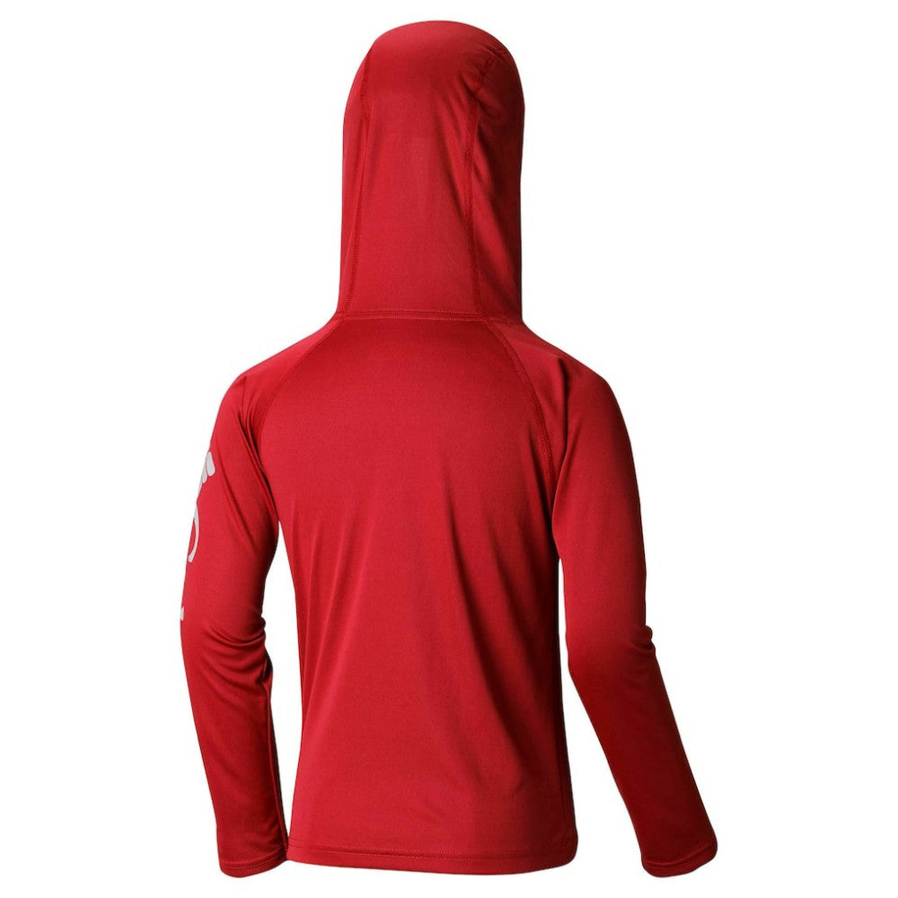 Boston Red Sox Youth Terminal Tackle Long Sleeve Hoodie T-Shirt Red