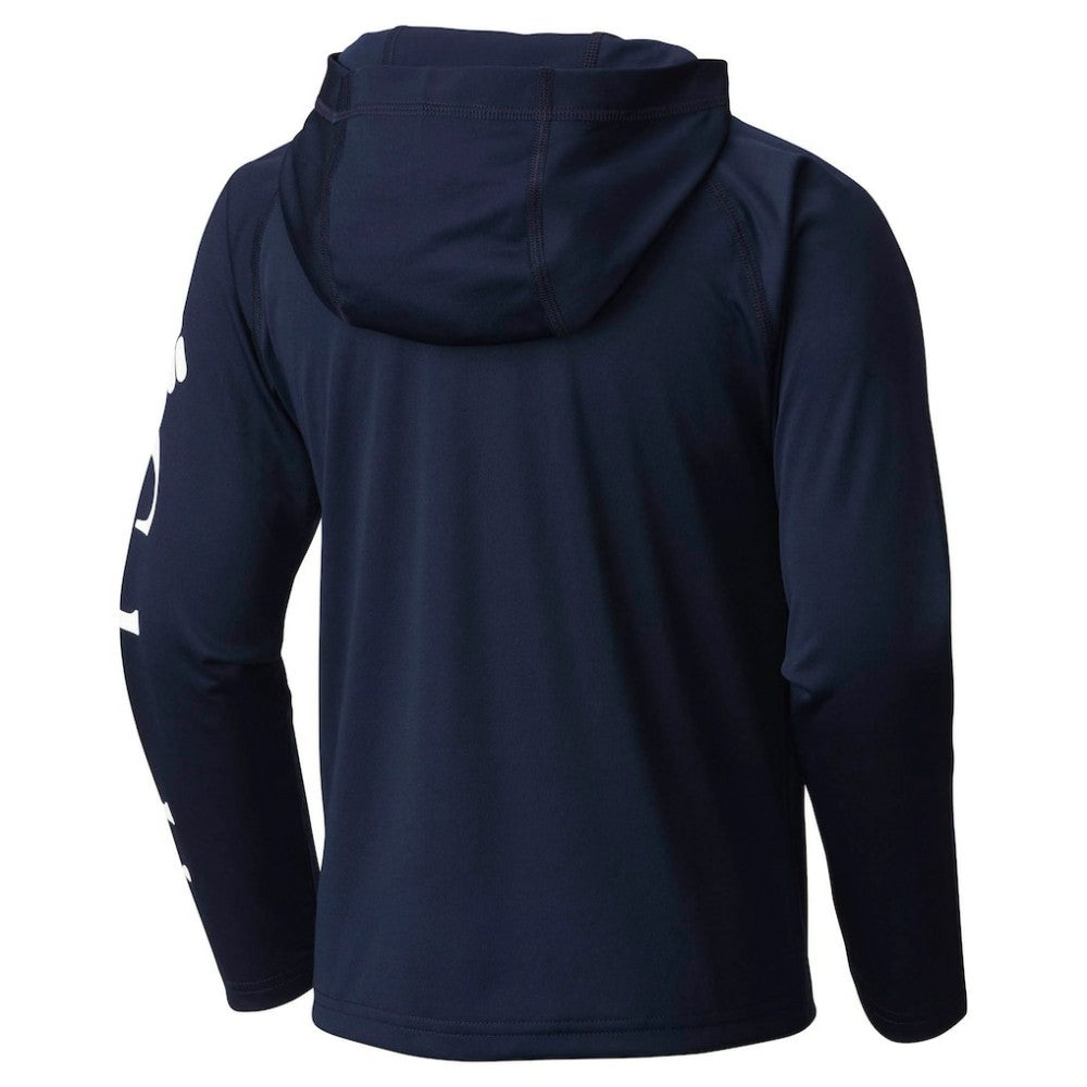 Houston Astros Youth Terminal Tackle Long Sleeve Hoodie T-Shirt Navy
