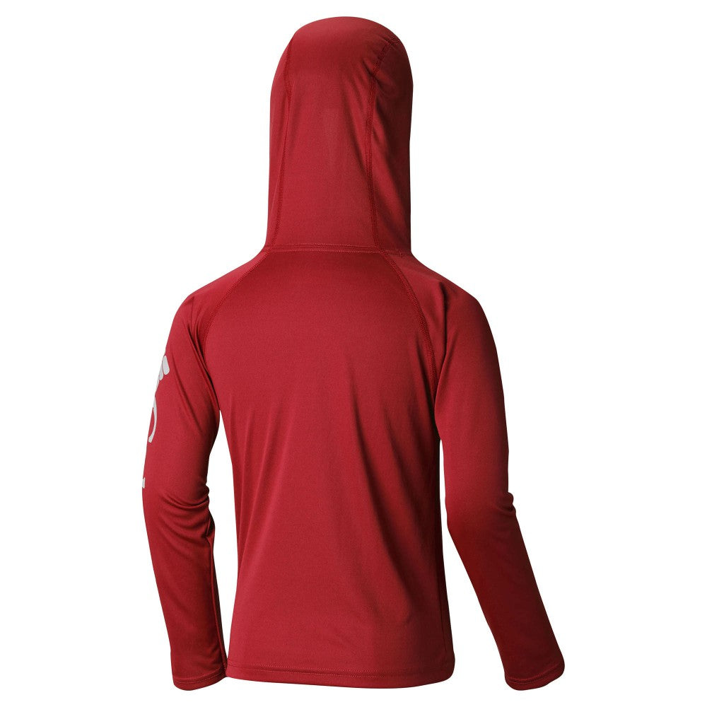 Cleveland Guardians Youth Terminal Tackle Long Sleeve Hoodie T-Shirt Red