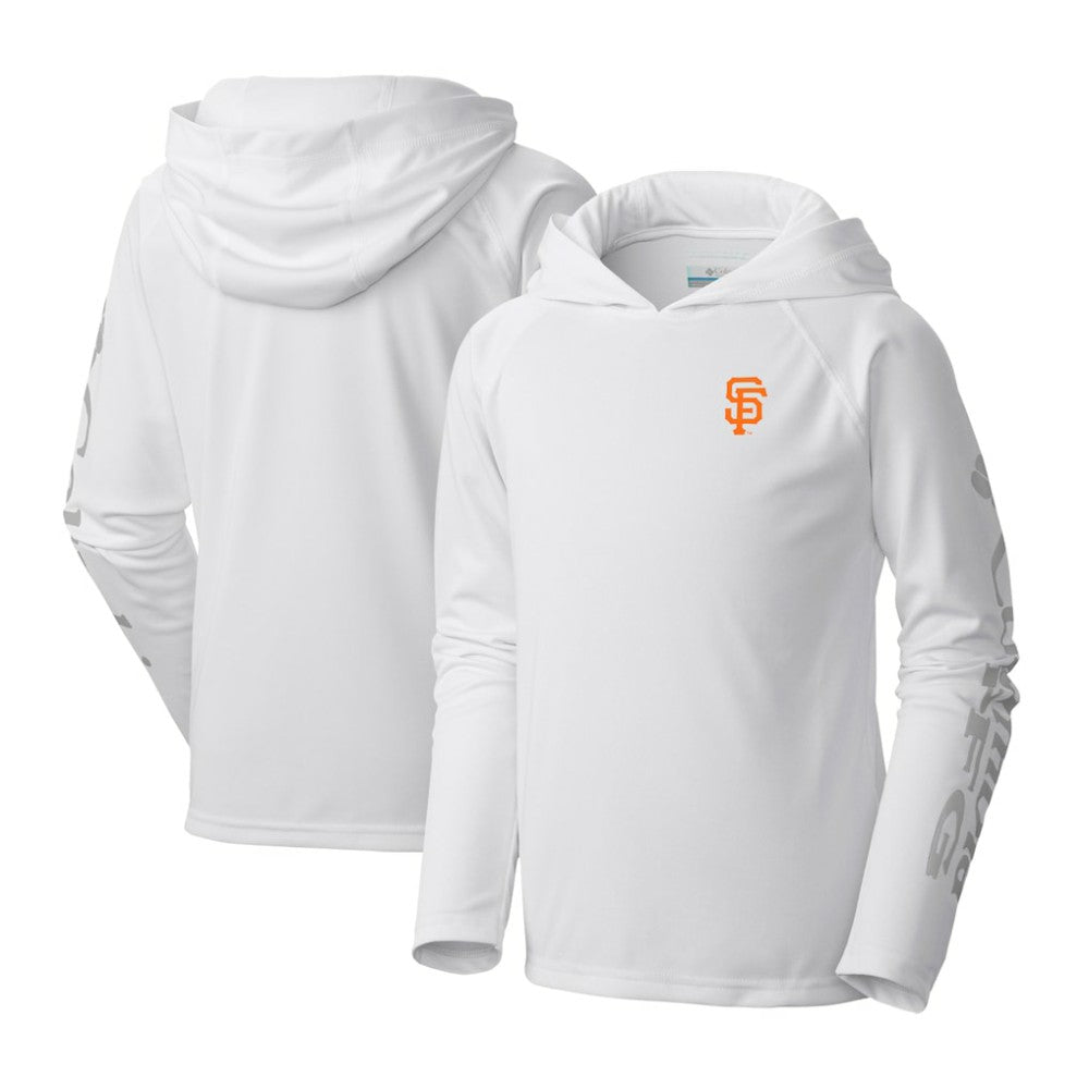 San Francisco Giants Youth Terminal Tackle Long Sleeve Hoodie T-Shirt White