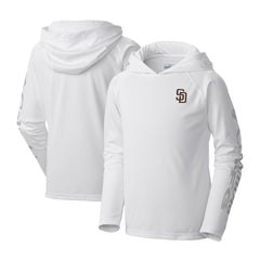 San Diego Padres Youth Terminal Tackle Long Sleeve Hoodie T-Shirt White