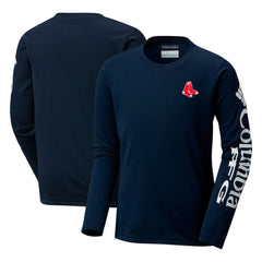Boston Red Sox Youth Terminal Tackle Long Sleeve T-Shirt Navy