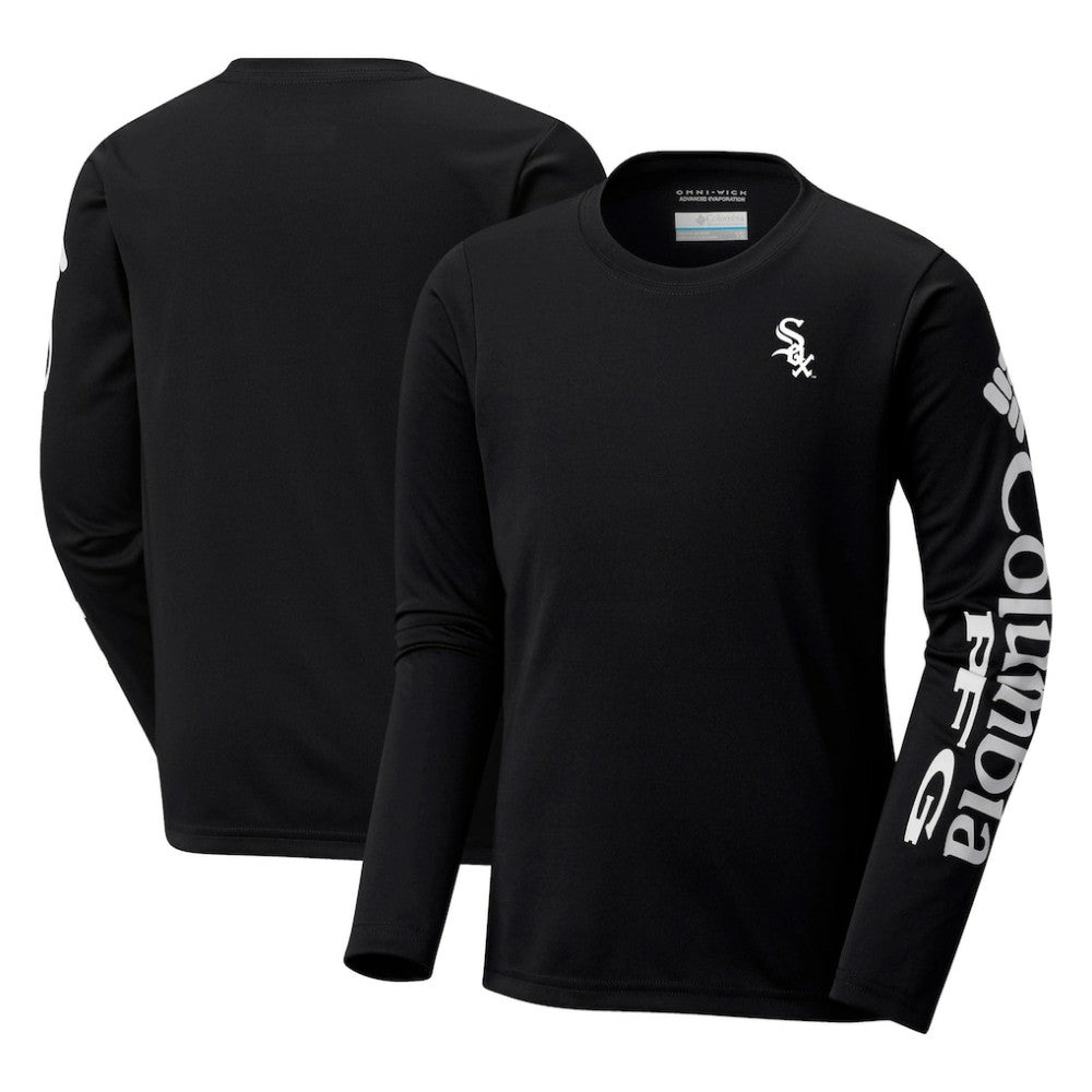 Chicago White Sox Youth Terminal Tackle Long Sleeve T-Shirt Black