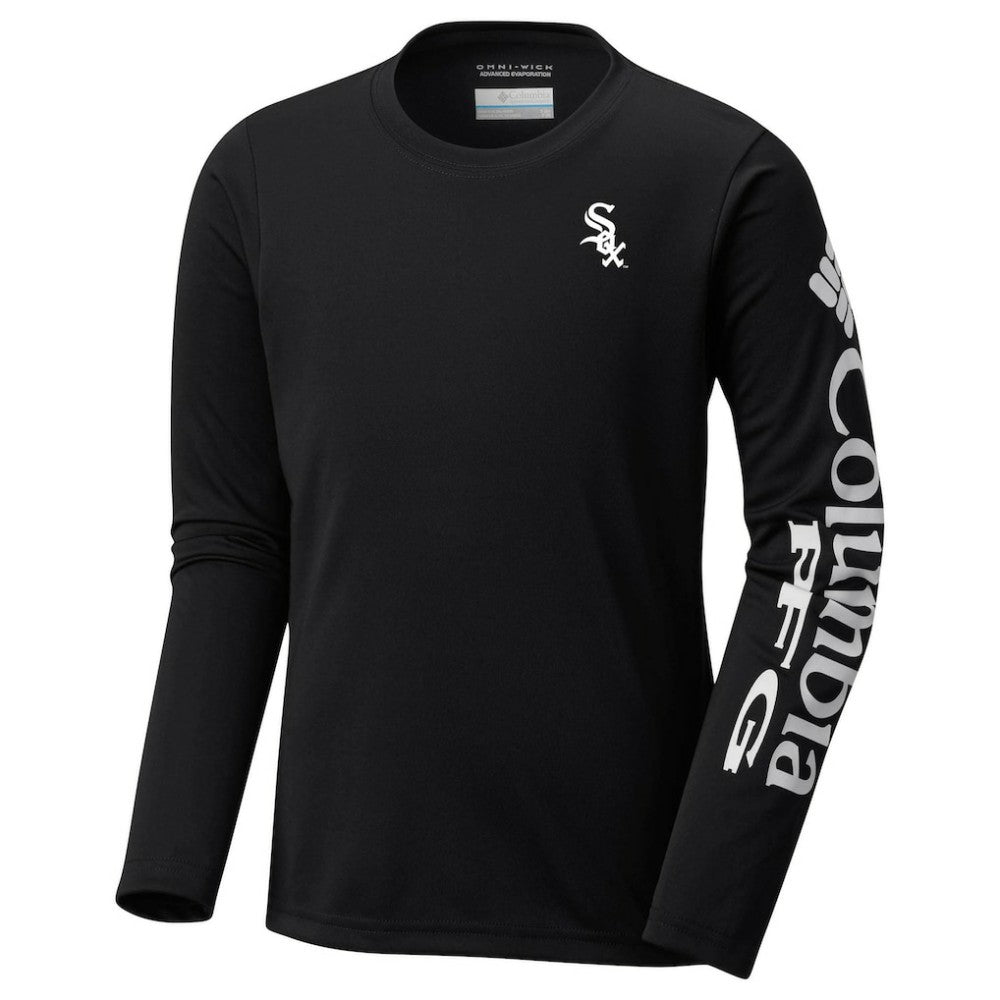 Chicago White Sox Youth Terminal Tackle Long Sleeve T-Shirt Black