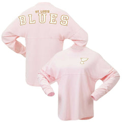 St. Louis Blues Fanatics Women's Spirit Jersey Long Sleeve T-Shirt - Pink T-shirts