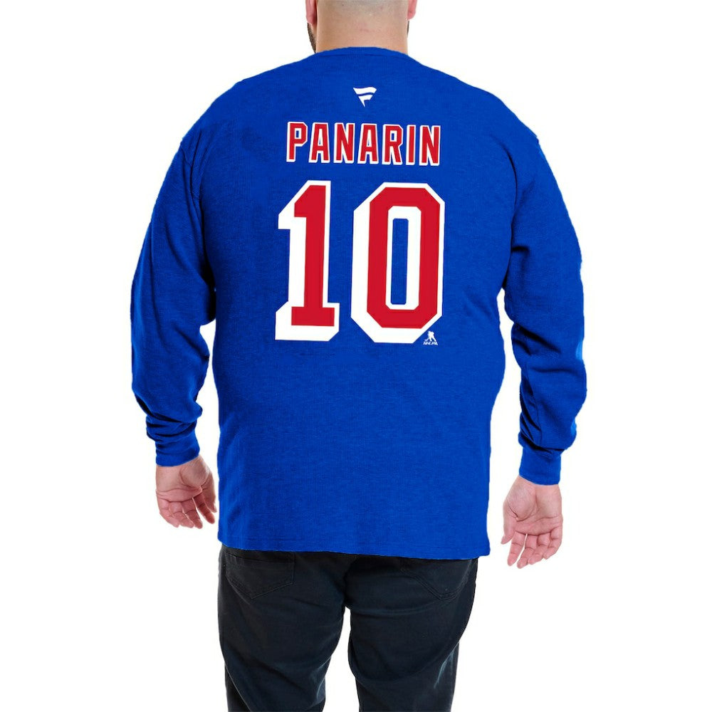 Artemi Panarin New York Rangers Profile Big & Tall Name & Number Thermal Pullover Sweatshirt - Royal Sweatshirts