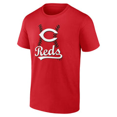 Spencer Steer Cincinnati Reds Name & Number Fastball T-Shirt Red