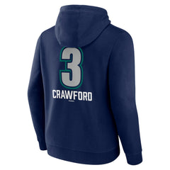 J.P. Crawford Seattle Mariners Name & Number Fastball Pullover Hoodie Navy
