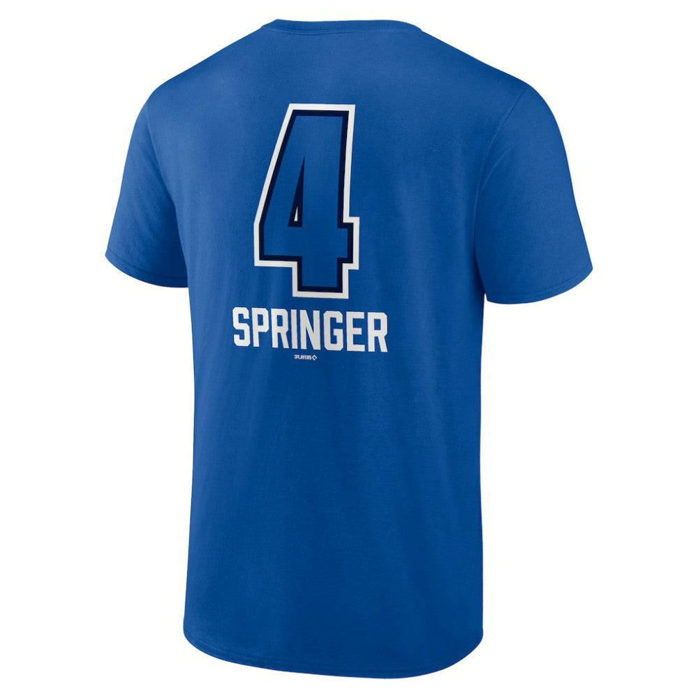 George Springer Toronto Blue Jays Name & Number Fastball T-Shirt Royal