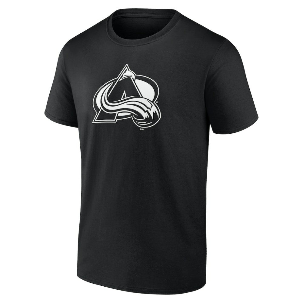 Colorado Avalanche Personalized Name & Number Monochrome T-Shirt - Black T-shirts