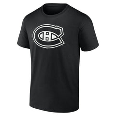 Montreal Canadiens Personalized Name & Number Monochrome T-Shirt - Black T-shirts
