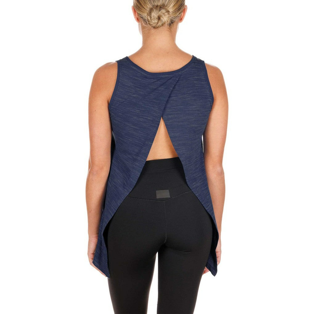 Dallas Cowboys New Era Women's Plus Size Space Dye Active Tank Top - Navy outlet