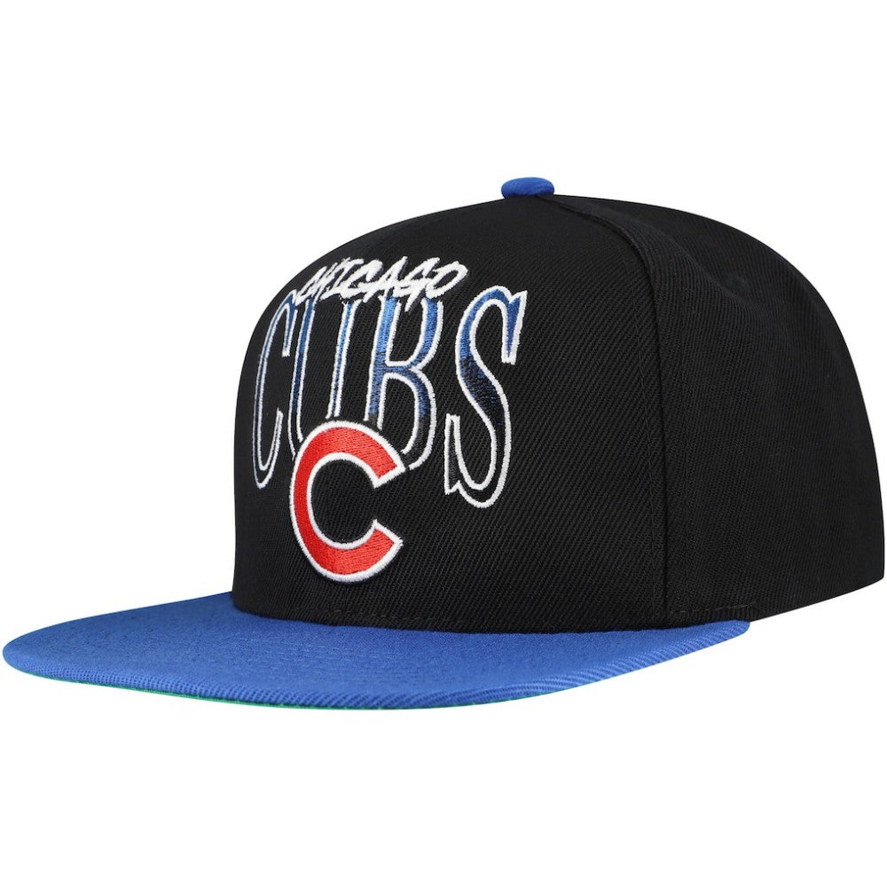 Chicago Cubs Rise Up Snapback Hat Black