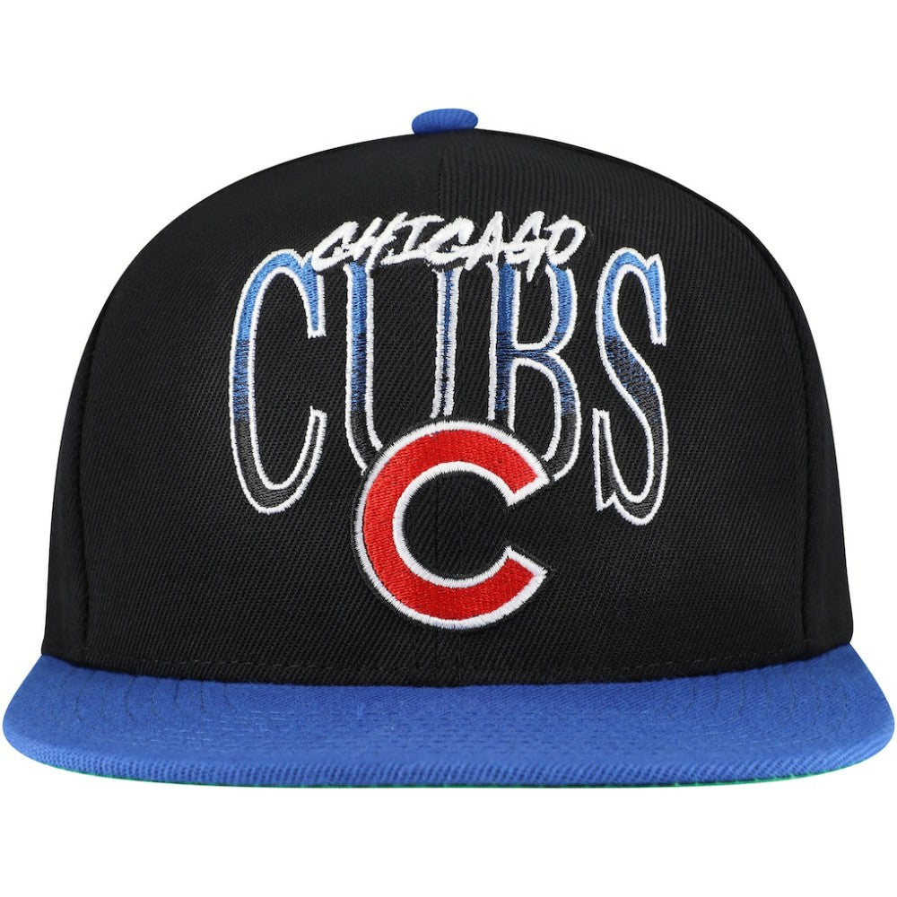 Chicago Cubs Rise Up Snapback Hat Black