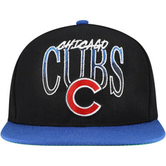 Chicago Cubs Rise Up Snapback Hat Black