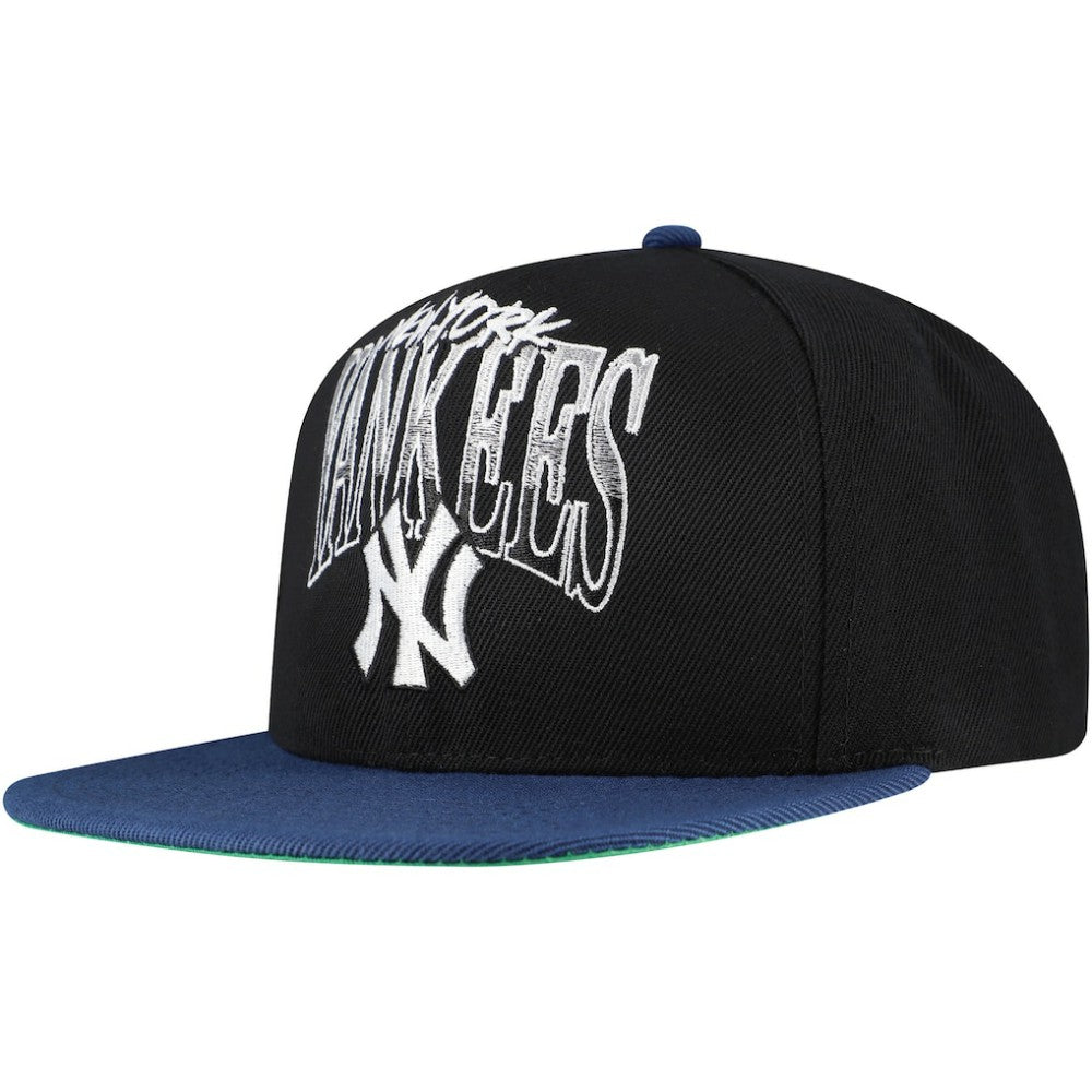 New York Yankees Rise Up Snapback Hat Black