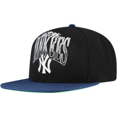 New York Yankees Rise Up Snapback Hat Black